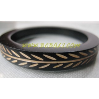 Carved Wooden Bangle Hand Work